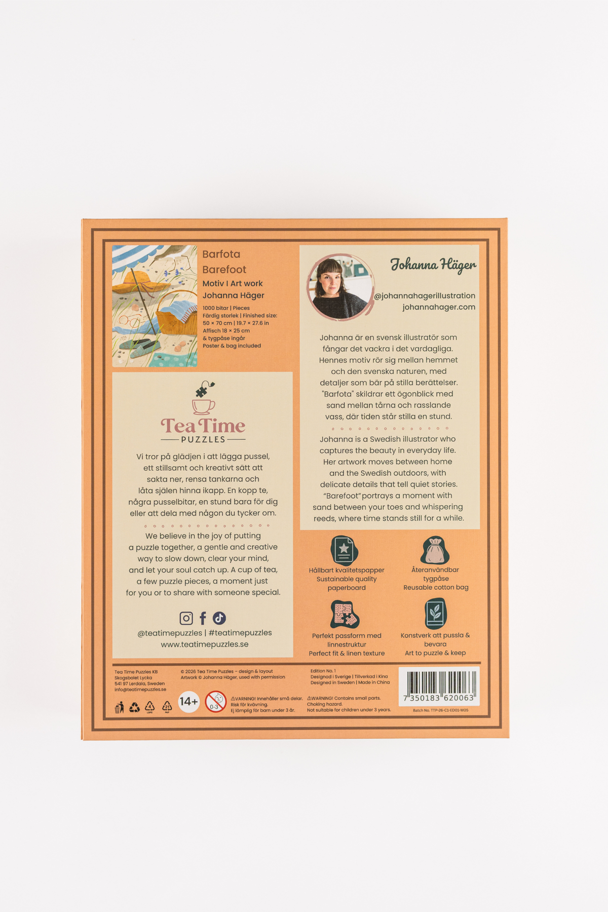 Barfota – 1000 bitar
